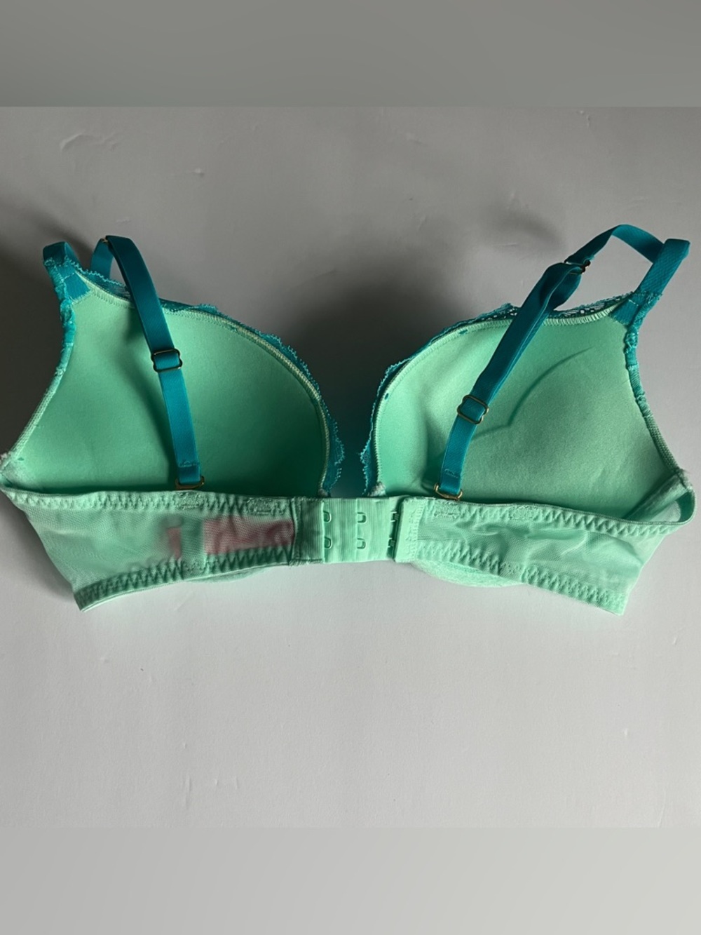 La Senza Beyond Sexy Metallic Lace Bra/Hello Sugar Turquoise Ombré Lace Bra 32C - Picture 13 of 15